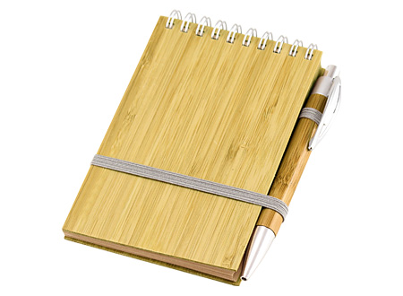 Libreta de Bambu con Lapiz